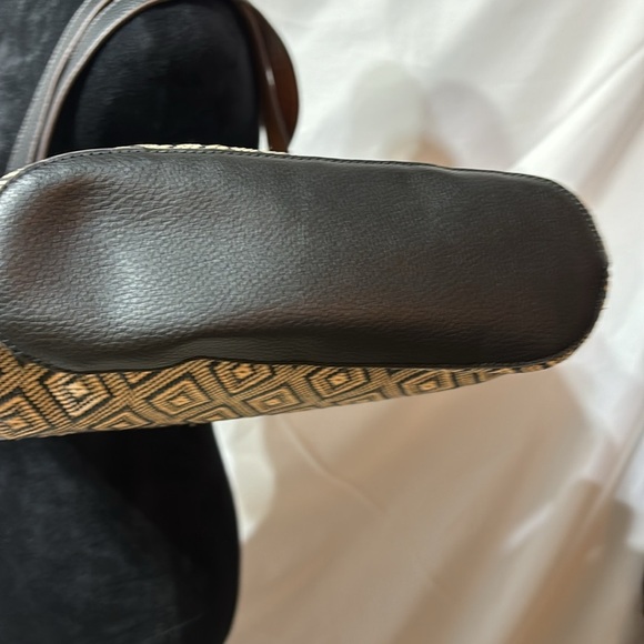 Tignanello Tote Bag Diamond Rattan & Faux Leather - Picture 13 of 15